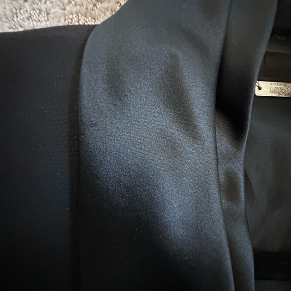Alexander McQueen Vintage Black Satin-Lapelled Tuxedo Suit – Blazer + Trousers - Picture 16 of 16